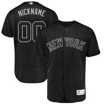 New York Yankees Majestic 2019 Players' Weekend Flex Base Roster Customized Black Jersey,We sell and wholesale New York Yankees Majestic 2019 Players' Weekend Flex Base Roster Customized Black Jersey on line form chian!